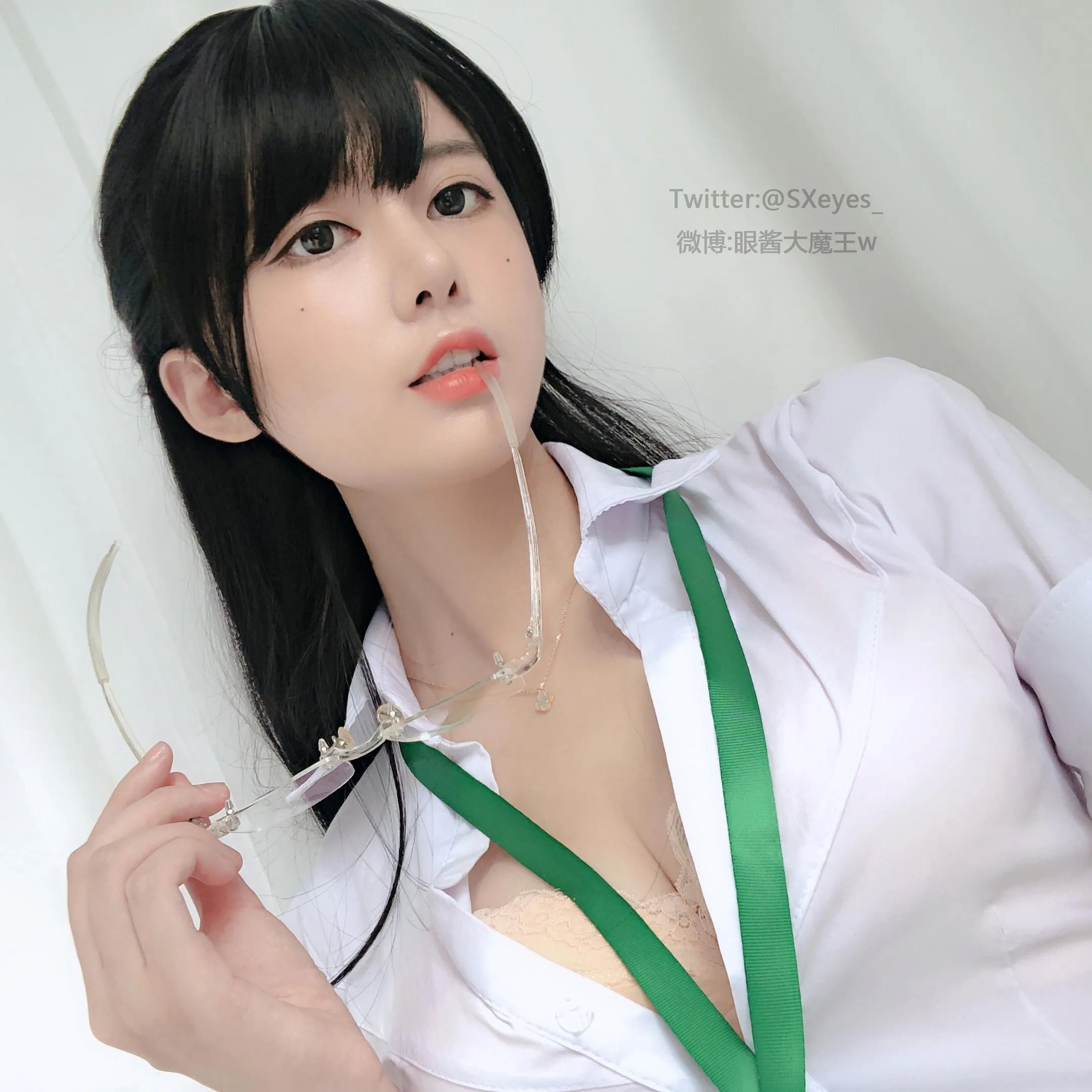 眼酱大魔王w – NO.046 增刊OL5-赠品：黑丝ol [11P]插图8